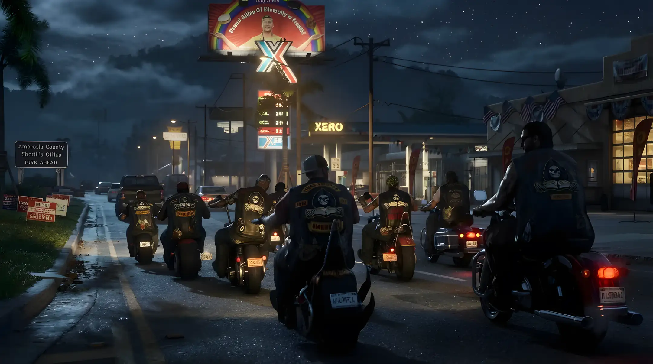 GTA VI Online bikers riding around